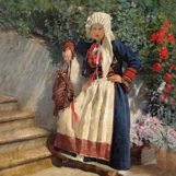 Vlaho Bukovac - “Konavle Woman in Winter Clothes”, 1885.-1886.